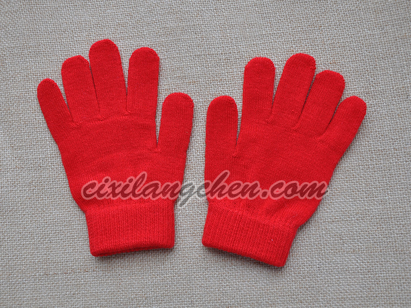 100% acrylic string knit glove 10A-001