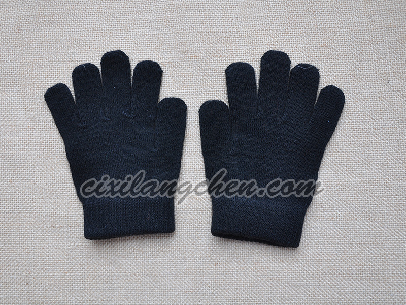 100% acrylic string knit glove 10A-001