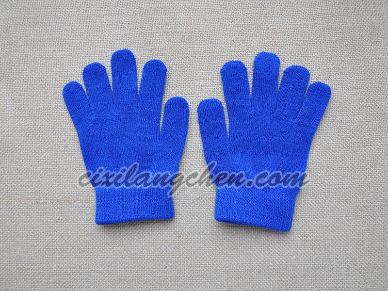 100% acrylic string knit glove 10A-001