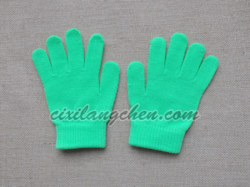 100% acrylic string knit glove 10A-001